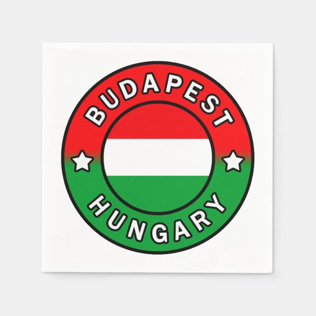 Servilleta De Papel Budapest Hungría (Anverso)