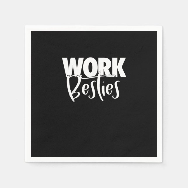 Servilleta De Papel Buddies de trabajo - Obra básica (Anverso)
