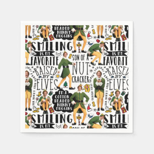 Servilleta De Papel Buddy the Elf Quote Pattern