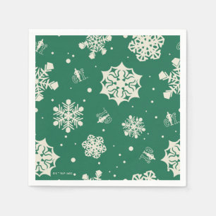 Servilleta De Papel Buddy the Elf Snowflake Pattern