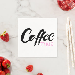 Servilleta De Papel Buen momento café café dulce