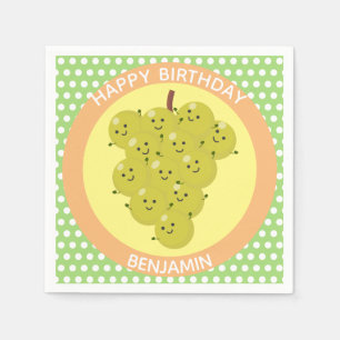 Servilleta De Papel Buen personalizado de la reunión de uvas
