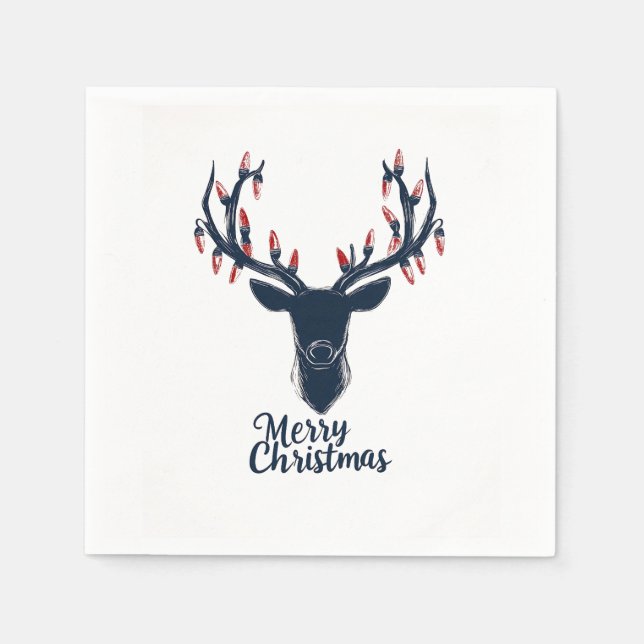 Servilleta De Papel Buenas Napkins Christmas (Anverso)