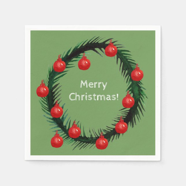 Servilleta De Papel Buenas Napkins Christmas (Anverso)