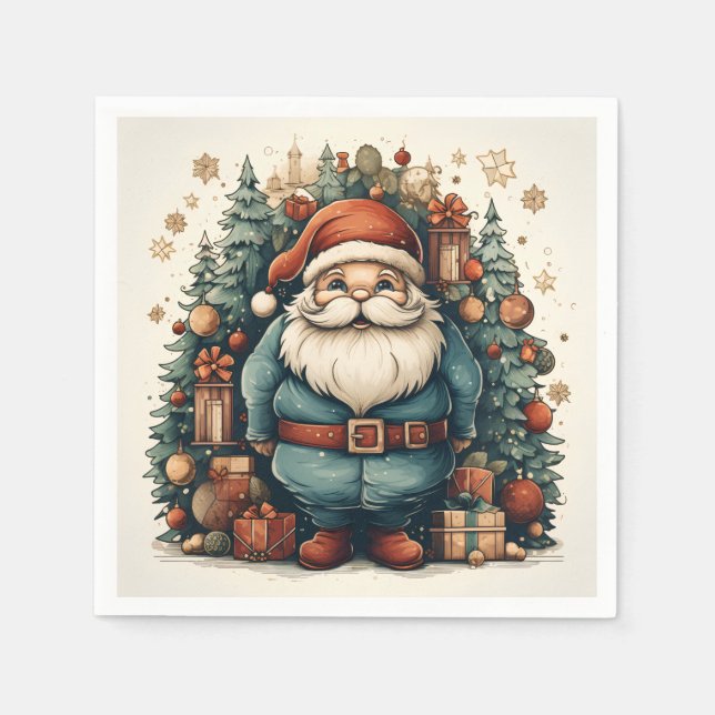 Servilleta De Papel Buenas Napkins Christmas (Anverso)