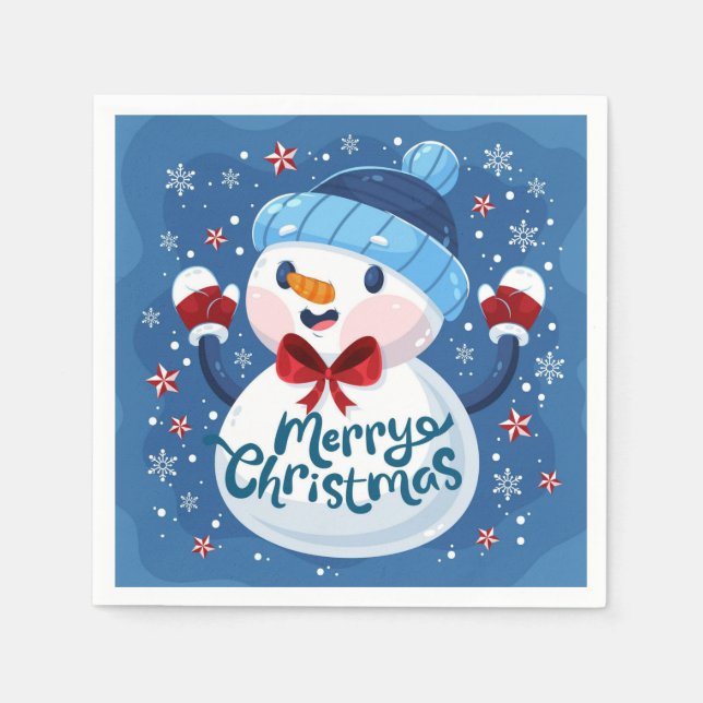 Servilleta De Papel Buenas Napkins Christmas (Anverso)