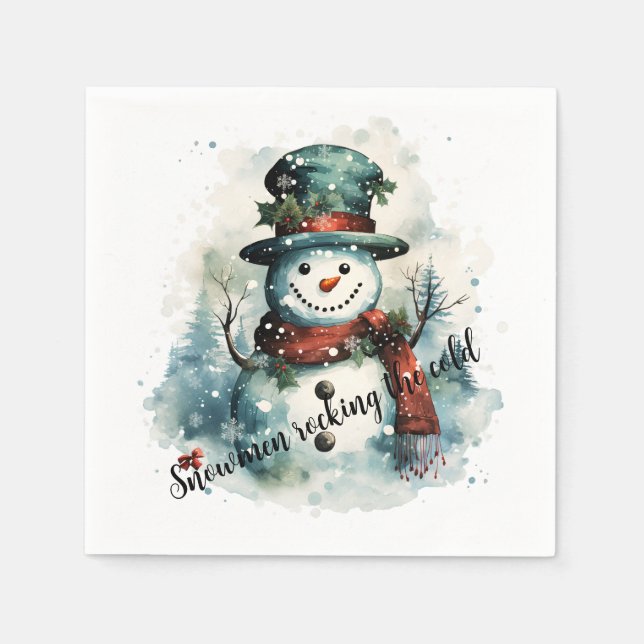 Servilleta De Papel Buenas Napkins Christmas (Anverso)