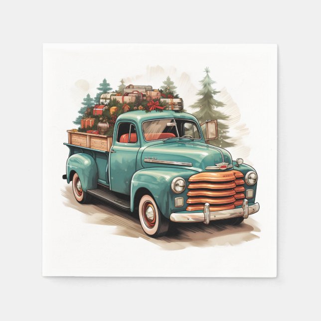 Servilleta De Papel Buenas Napkins Christmas (Anverso)