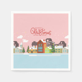 Servilleta De Papel Buenas Napkins de Navidad | Fiesta de vacaciones