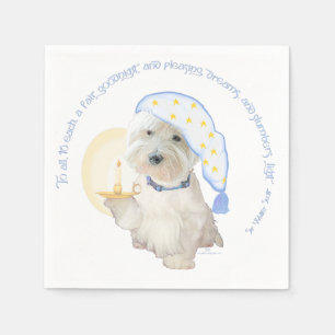 Servilleta De Papel Buenas noches Azul