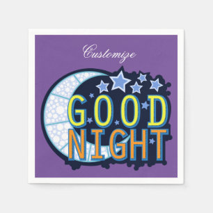 Servilleta De Papel Buenas noches Crescent Moon Thunder_Cove
