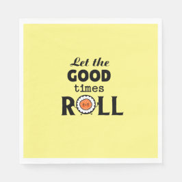 Servilleta De Papel Buenos tiempos rodar kawaii sushi