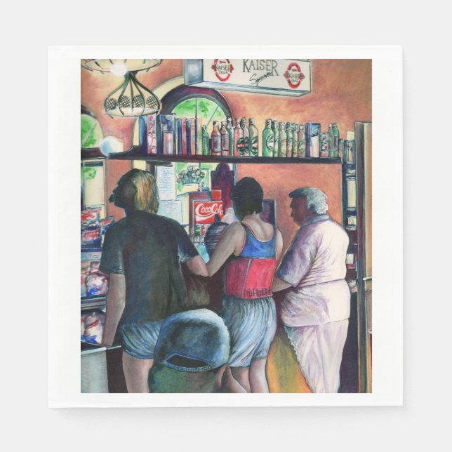 Servilleta De Papel Búfer de golf, Budapest (Anverso)