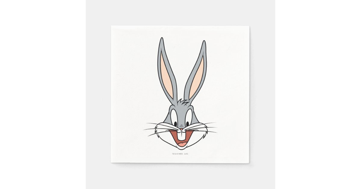 dibujo de la cara de bugs bunny