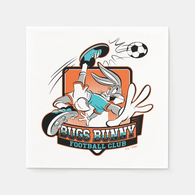 Servilleta De Papel BUGS BUNNY™ Football Club Badge (Anverso)