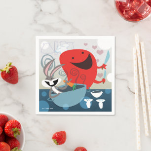 Servilleta De Papel BUGS BUNNY™ y Gossamer Whimsical Meal Prep