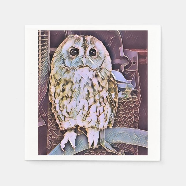 SERVILLETA DE PAPEL BÚHO (Anverso)