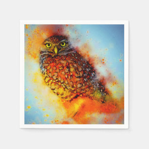 Servilleta De Papel búho salpicado