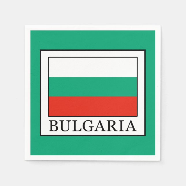 Servilleta De Papel Bulgaria (Anverso)