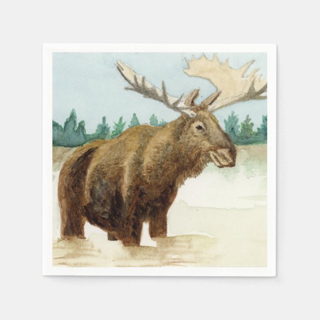 Servilleta De Papel Bull Moose (Anverso)
