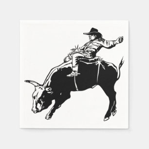 Servilleta De Papel Bull Rider