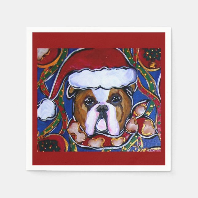 Servilleta De Papel Bulldog (Anverso)