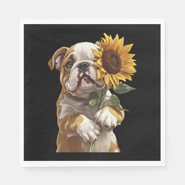 Servilleta De Papel Bulldog  (Anverso)