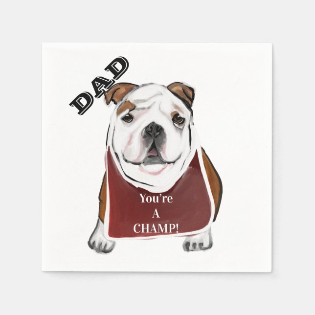 SERVILLETA DE PAPEL BULLDOG (Anverso)
