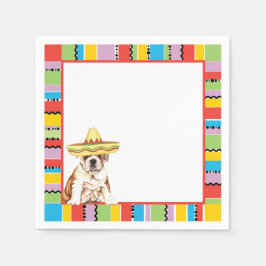 Servilleta De Papel Bulldog Fiesta