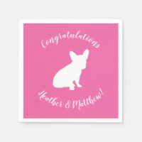 Bulldog francés Baby Shower Frenchie Rosa