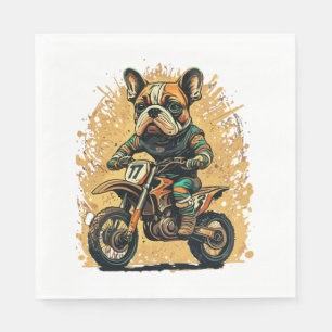 Servilleta De Papel Bulldog francés, Bulldog francés Tee, mamá frances