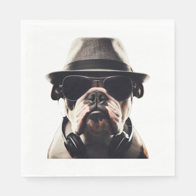 Servilleta De Papel Bulldog Guay (Anverso)