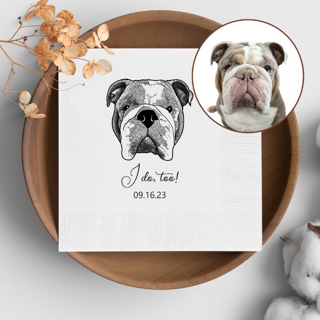 Servilleta De Papel Bulldog personalizado que yo también hago (Subido por el creador)