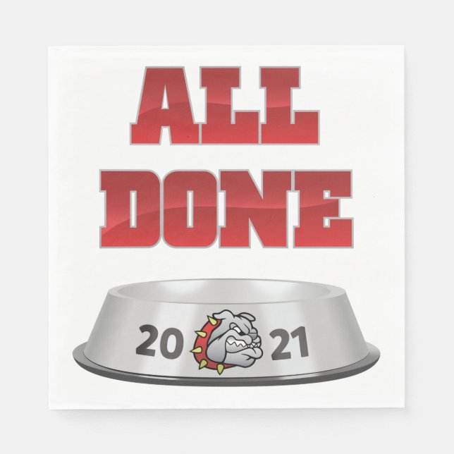 Servilleta De Papel Bulldoges Mason #7 (Anverso)