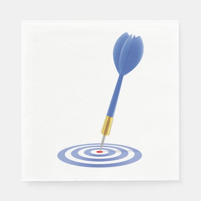 Servilleta De Papel Bullseye Dart (Anverso)