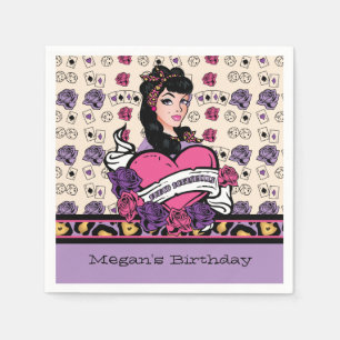 Servilleta De Papel Bunco, Pin-up