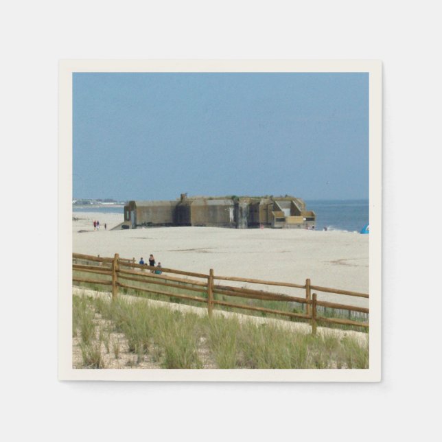 Servilleta De Papel Bunker de Cape May (Anverso)