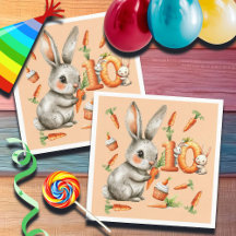 Bunnies and Carrots 10th Birthday Party