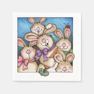 Servilleta De Papel Bunnies - servilletas de papel