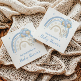 Servilleta De Papel Bunny Boho Baby Shower flotante