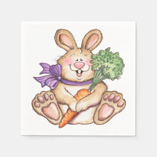 Servilleta De Papel Bunny - Napkins de papel (Anverso)
