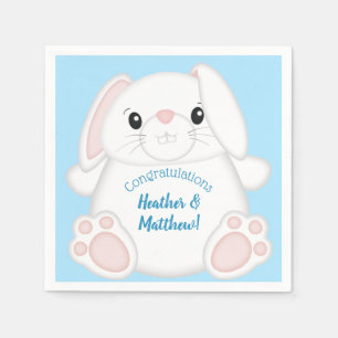 Servilleta De Papel Bunny Rabbit Baby Shower Woodland