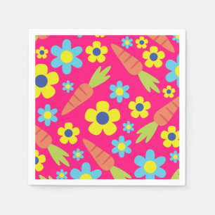 Servilleta De Papel Bunny Rabbit Easter Spring Birday Party