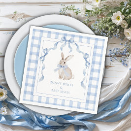 Servilleta De Papel Bunny Wishes & Baby Kisses Baby Shower