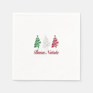 Servilleta De Papel Buon Natale Christmas Napkins