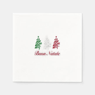 Servilleta De Papel Buon Natale Christmas Napkins