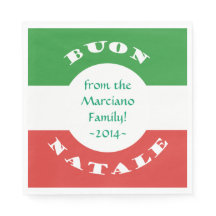 Buon Natale Navidades Fiesta Bandera italiana y no