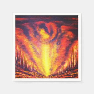 Servilleta De Papel Burning Sky