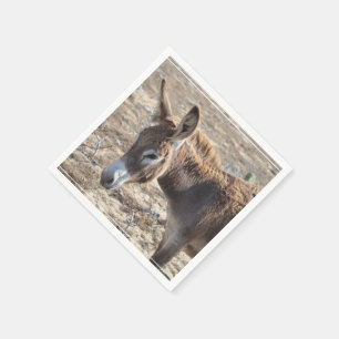 Servilleta De Papel Burro adorable