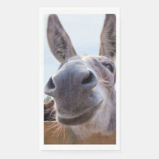 Servilleta De Papel Burro sonriente con sonrisa tonta